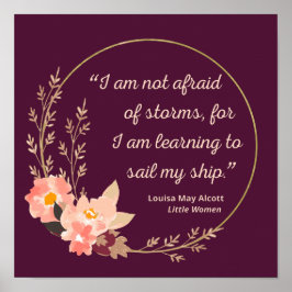 リトルウィメンズ引用文I – かわいいスタイル ポスター