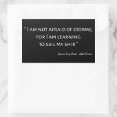 リトルウィメンズ引用文I -クラシックスタイル 長方形シール (バッグ)