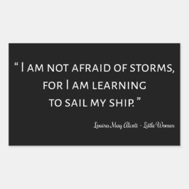 リトルウィメンズ引用文I -クラシックスタイル 長方形シール