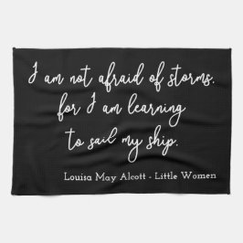 リトルウィメンズ引用文I – 手書きスタイル キッチンタオル