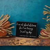 リトルウィメンズ引用文I – 手書きスタイル フォトプラーク (側面)