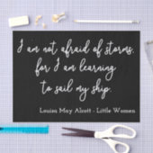 リトルウィメンズ引用文I – 手書きスタイル 薄葉紙 (クラフト)