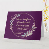 リトルウィメンズ引用文II – かわいいスタイル カード (黄色い花)