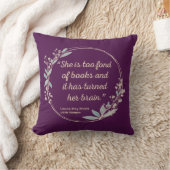 リトルウィメンズ引用文II – かわいいスタイル クッション (ブランケット)