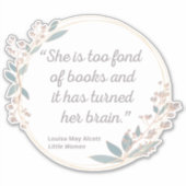 リトルウィメンズ引用文II – かわいいスタイル シール (正面)