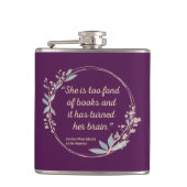 リトルウィメンズ引用文II – かわいいスタイル フラスク (正面)