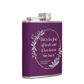 リトルウィメンズ引用文II – かわいいスタイル フラスク (右)