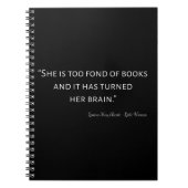 リトルウィメンズ引用文II -クラシックスタイル ノートブック (正面)