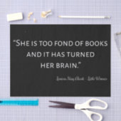 リトルウィメンズ引用文II -クラシックスタイル 薄葉紙 (クラフト)