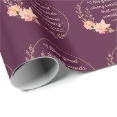 リトルウィメンズ引用文IV – かわいいスタイル ラッピングペーパー (ロールコーナー)