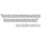 リトルウィメンズ引用文IV -クラシックスタイル シール (正面)