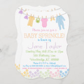 リトルウェアベビー散水 招待状 (正面/裏面)