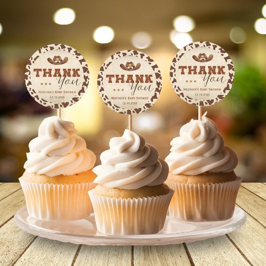 リトルウェスタンコウボー ベイビーシャワー ラウンドシール