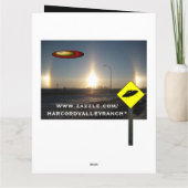 リトルエイリアンハッピーバースデー カード (裏面)