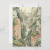 リトルエクスプローラーアドベンチャートゥームキャニオン誕生日 招待状 (裏面)