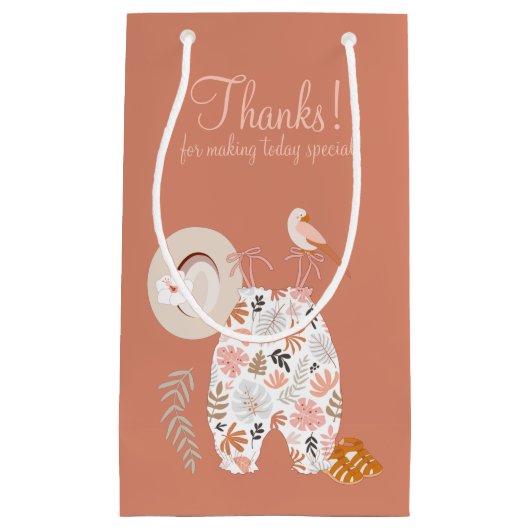 リトルエクスプローラーアドベンチャーボホベイビー服 スモールペーパーバッグ (正面)