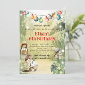 リトルエクスプローラーズ子供の誕生日 招待状 (スタンド正面)