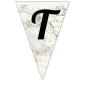 リトルエクスプローラーヴィンテージマップ旅行ベビーシャワー バンティングフラッグ (第3の旗)