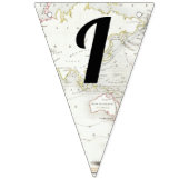 リトルエクスプローラーヴィンテージマップ旅行ベビーシャワー バンティングフラッグ (第2の旗)