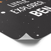 リトルエクスプローラー オーダーメイド 名前 託児ポスター ポスター (角)