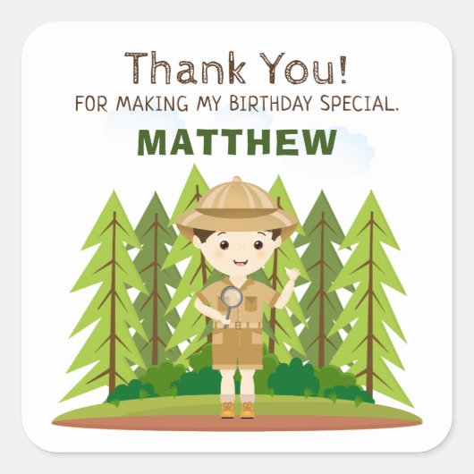 リトルエクスプローラー スクエアシール (正面)