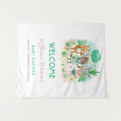 リトルエクスプローラー フォレスト ディテクティブ ボーイ ベイビーシャワー タペストリー (正面(横))