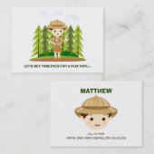 リトルエクスプ遊ロー日 コーリングカード (正面/裏面)