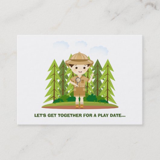 リトルエクスプ遊ロー日 コーリングカード (正面)