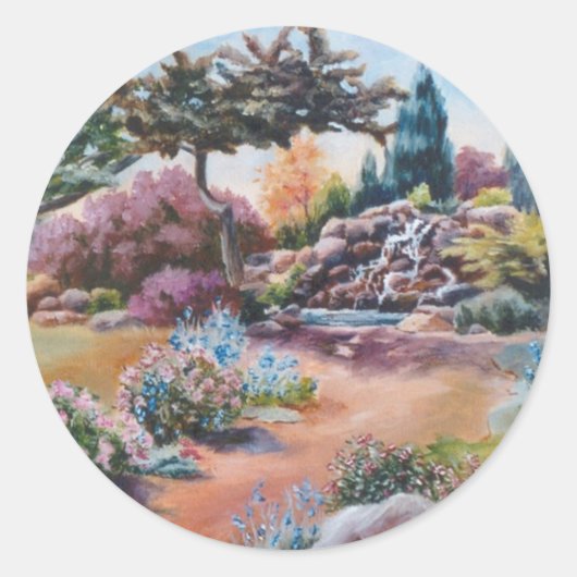 リトルエデンステッカー ラウンドシール (正面)