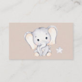 リトルエレファントウォーター色おむつラッフル エンクロージャーカード (裏面)