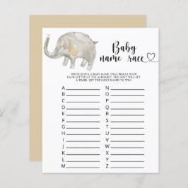 リトルエレファント – ベビー名レースゲーム