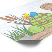 リトルエンジェルオンタートル ポスター (角)