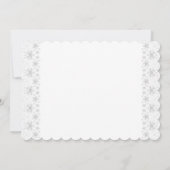 リトルエンジェルベビーガールバプテスマ 招待状 (裏面)