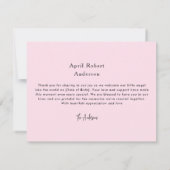 リトルエンジェルベビー写真誕生のお知らせ 案内状 (裏面)