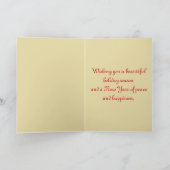 リトルエンジェル – クリスマスグリーティングカード シーズンカード (内部)