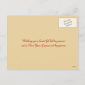 リトルエンジェル – クリスマスグリーティングカード シーズンポストカード (裏面)