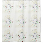 リトルエンジェル-ソフトで夢のよう シャワーカーテン (正面)