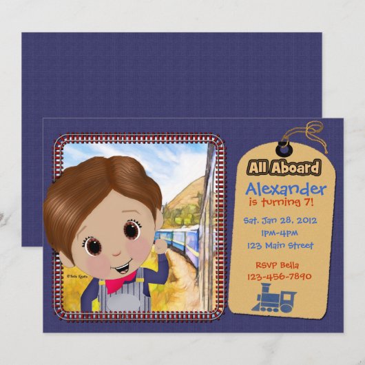 リトルエンジニア 招待状 (正面/裏面)