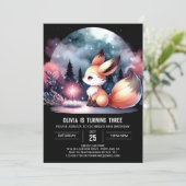 リトルエンチャントキツネ誕生日 招待状 (スタンド正面)