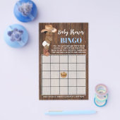 リトルオウムカウボーイブルーベビーシャワービンゴゲームカード チラシ (シングル)