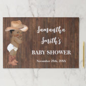 リトルオウムカウボーイ赤ちゃんシャワーティアウェイランチョンマット ペーパーパッド (インサイチュ)