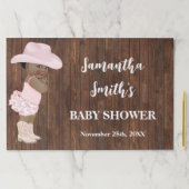 リトルオウム女性のカーボーイベビーシャワーティアウェイランチョンマット ペーパーパッド (インサイチュ)