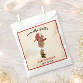 リトルオウム消防士ベビーシャワーパーティー好意バッグ フェイバーバッグ (クリップ留めされた状態)