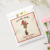 リトルオウム消防士ベビーシャワーパーティー好意バッグ フェイバーバッグ (封をした状態)