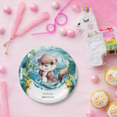 リトルオタカラフルー誕生日 ペーパープレート (パーティー)