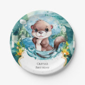 リトルオタカラフルー誕生日 ペーパープレート (正面)