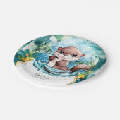 リトルオタカラフルー誕生日 ペーパープレート (アングル)