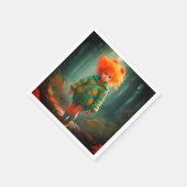 リトルオレンジ髪の少女 スタンダードカクテルナプキン (角)