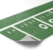 リトルオールスターフットボール赤ちゃんシャワー歓迎サイン ポスター (角)