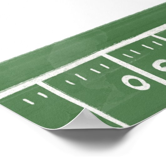 リトルオールスターフットボール赤ちゃんシャワー歓迎サイン ポスター (角)